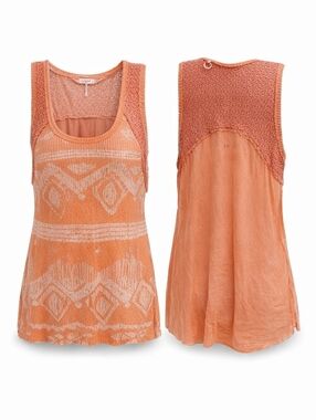 We the‎ Free Tank Tangerine Lace